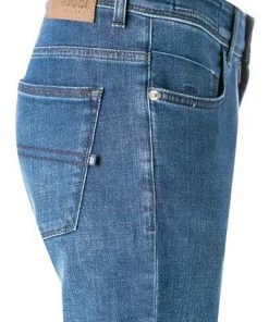 BOGGI MILANO Jeans BO21A0319/01 Bio Baumwoll-Stretch, Mittelblau, Denim -Biam Jeans Verkäufe 380036 norm3