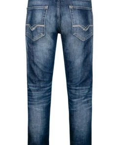 Replay Jeans Grover MA972F.000.503 942/009 Bio Baumwoll-Stretch 11oz, Blau, Mittelblau -Biam Jeans Verkäufe 380295 norm2