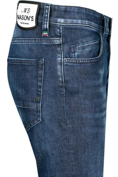 Mason's Jeans 35T1J3840JADF/DE11S13/006 Slim Fit, Baumwolle T400®, Dunkelblau 4 Mason's Jeans 35T1J3840JADF/DE11S13/006 Slim Fit, Baumwolle T400®, Dunkelblau – Bild 4