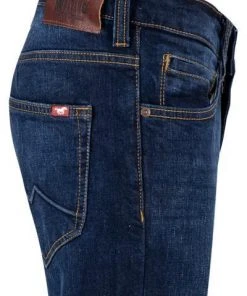 MUSTANG Jeans 1011558/5000/982 Jeans Oregon, Slim Fit, Baumwoll-Stretch, Dunkelblau -Biam Jeans Verkäufe 380414 norm3