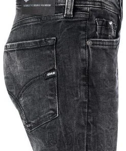 GAS Jeans 351380 031092/WB49 Slim Fit, Baumwolle T400® 10,25 oz, Schwarz , Schwarz -Biam Jeans Verkäufe 381358 norm3
