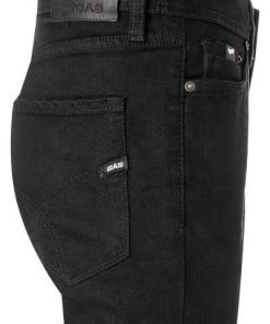 GAS Jeans 351380 020641/W706 Slim Fit, Baumwoll-Stretch 9,5oz, Schwarz -Biam Jeans Verkäufe 381363 norm3