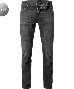 BOSS Jeans Delaware 50463299/006 Slim Fit, Baumwolle T400®, Schwarz