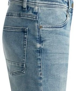 BOSS Jeans Delaware 50463452/426 Slim Fit, Baumwoll-Stretch, Mittelblau -Biam Jeans Verkäufe 381558 norm3