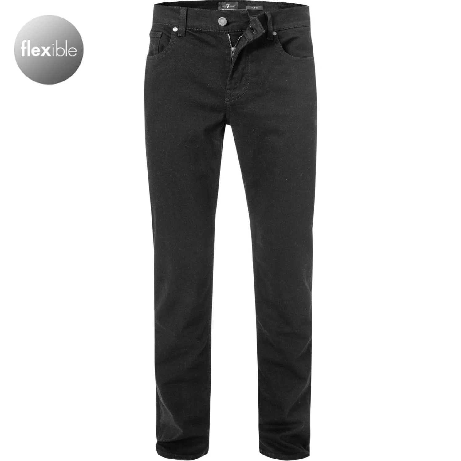 7 for all mankind Jeans Slimmy black JSMSB820LR Baumwoll-Stretch 13oz, Schwarz 1 7 for all mankind Jeans Slimmy black JSMSB820LR Baumwoll-Stretch 13oz, Schwarz