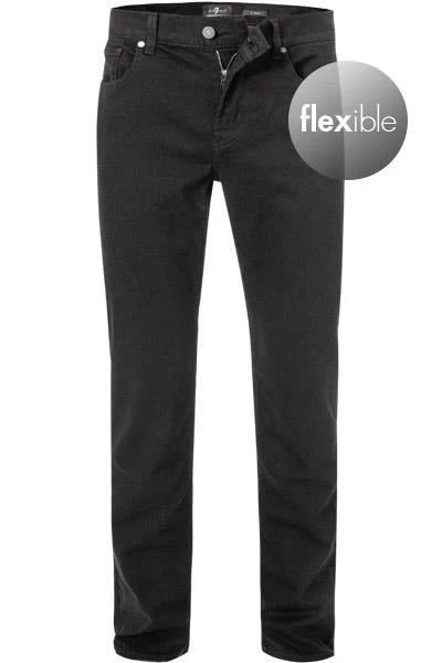 7 for all mankind Jeans Slimmy black JSMSB820LR Baumwoll-Stretch 13oz, Schwarz 2 7 for all mankind Jeans Slimmy black JSMSB820LR Baumwoll-Stretch 13oz, Schwarz – Bild 2