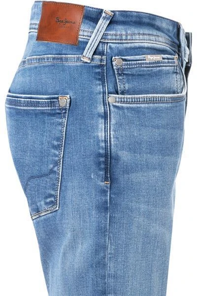 Pepe Jeans Stanley PM206326WR3/000 Taper Fit, Baumwoll-Stretch, Mittelblau 4 Pepe Jeans Stanley PM206326WR3/000 Taper Fit, Baumwoll-Stretch, Mittelblau – Bild 4