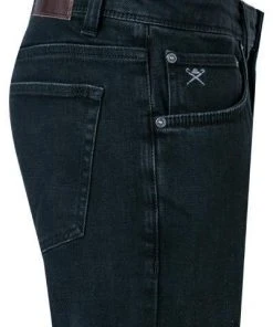 HACKETT Jeans HM212285/999 Slim Fit, Baumwoll-Stretch, Schwarz -Biam Jeans Verkäufe 382231 norm3