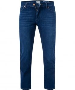 Wrangler Larston The Bullseye W18SYI39K Jeans Larston, Slim Tapered, Baumwoll-Stretch 12,50oz, Blau