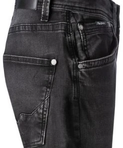 Pepe Jeans Track PM206328WR8/000 Regular Fit, Baumwoll-Stretch, Schwarz -Biam Jeans Verkäufe 383660 norm3