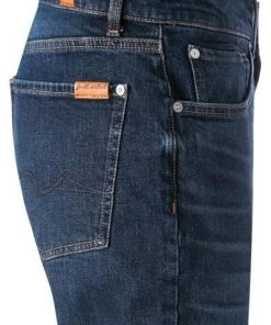 7 for all mankind Jeans Slimmy darkblue JSMSL390HB Baumwoll-Stretch, Dunkelblau -Biam Jeans Verkäufe 383709 norm3