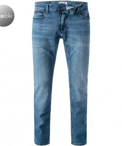 TOMMY JEANS Jeans DM0DM11977/1A5 Slim Fit, Baumwoll-Stretch, Hellblau, Blau
