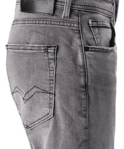 Replay Jeans Grover MA972.000.573BQ01/096 Straight Fit, Baumwoll-Stretch, Grau -Biam Jeans Verkäufe 384155 norm3