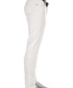Alberto Slim Fit Slim White Denim 70571390/110 Jeans, Baumwoll-Stretch, Weiß -Biam Jeans Verkäufe 384558 norm2