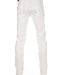 Alberto Slim Fit Slim White Denim 70571390/110 Jeans, Baumwoll-Stretch, Weiß -Biam Jeans Verkäufe 384558 norm3