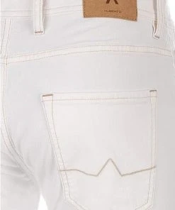 Alberto Slim Fit Slim White Denim 70571390/110 Jeans, Baumwoll-Stretch, Weiß -Biam Jeans Verkäufe 384558 norm6