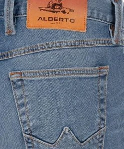 Alberto Tapered Fit Slipe Vintage 68371370/845 Jeans Slipe, Baumwoll-Stretch 9,5oz, Jeansblau -Biam Jeans Verkäufe 384560 norm6