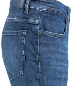 BOSS Jeans Delaware 50468155/408 Slim Fit, Baumwoll-Stretch, Dunkelblau -Biam Jeans Verkäufe 384786 norm3